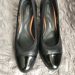 Rockport black leather pump. Size 10.5.